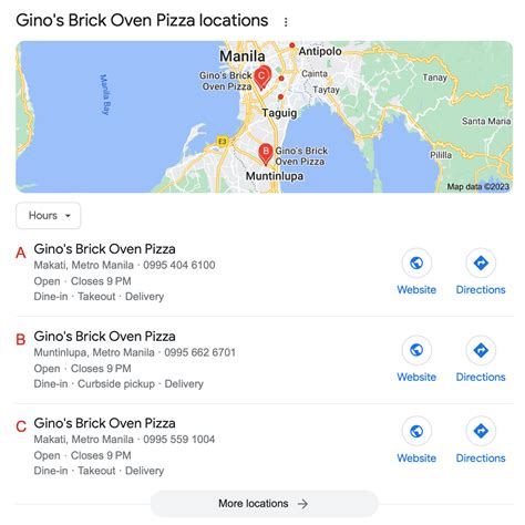 Location Listings .